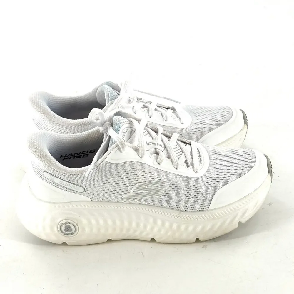 Skechers Hands Free Slip-ins Sneakers 6.5 White Walking Summits Slip On Comfort